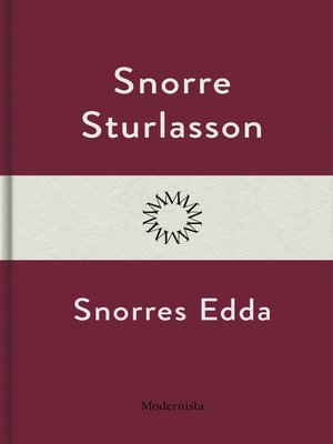 cover image of Snorres Edda